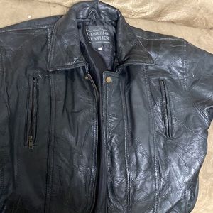 Navarre Genuine Leather Jacket Italian Stone Design